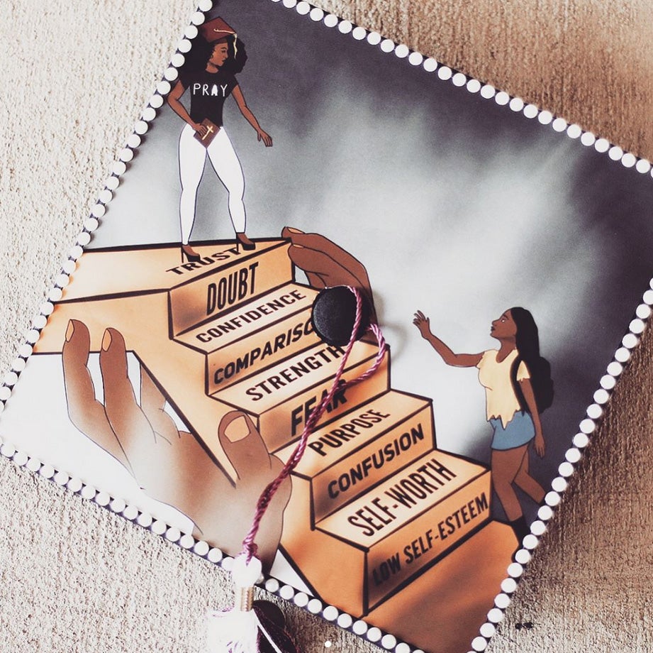 Cheers to Black Grads! 32 Of The Best Graduation Caps We've Seen This Year
